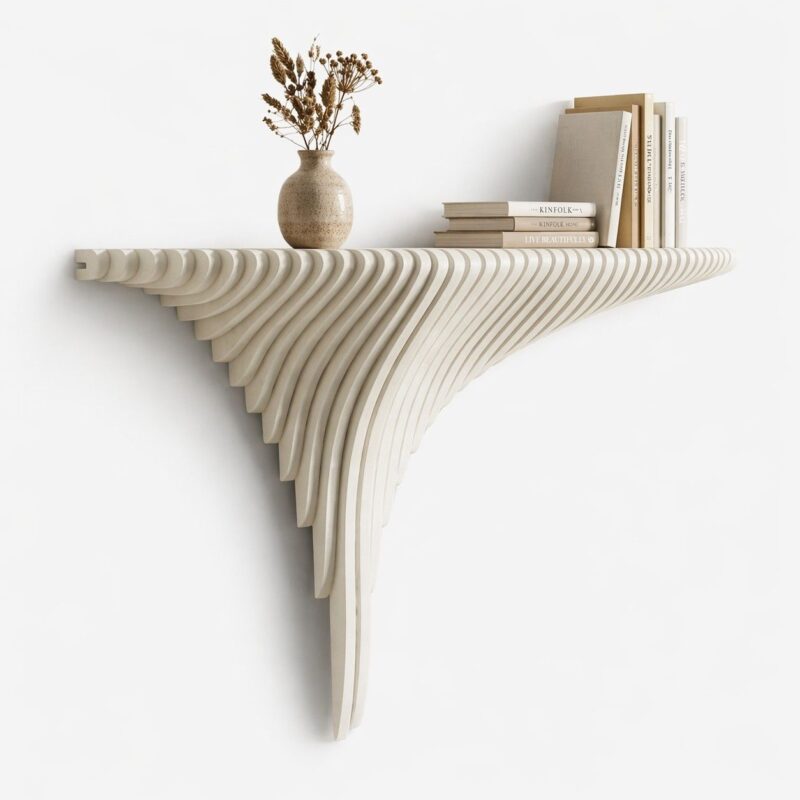 dewdrop wall shelf duco finish