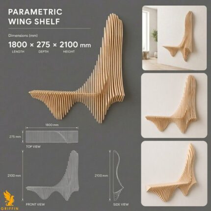 parametric wing wall shelf dimensions