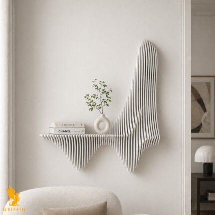 parametric wing wall shelf duco finish