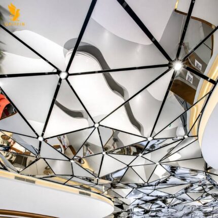 faceted ceiling 3d