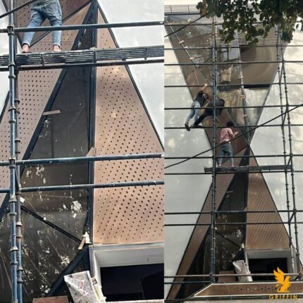 parametric jaali façade